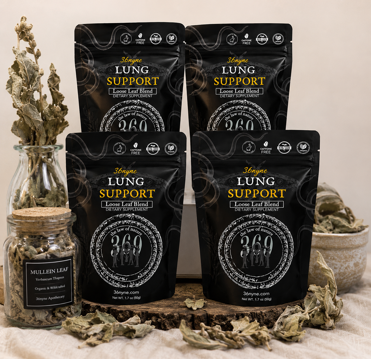 Lung Support (Smoker's Tea and Respiratory Loose Leaf Tea Blend)