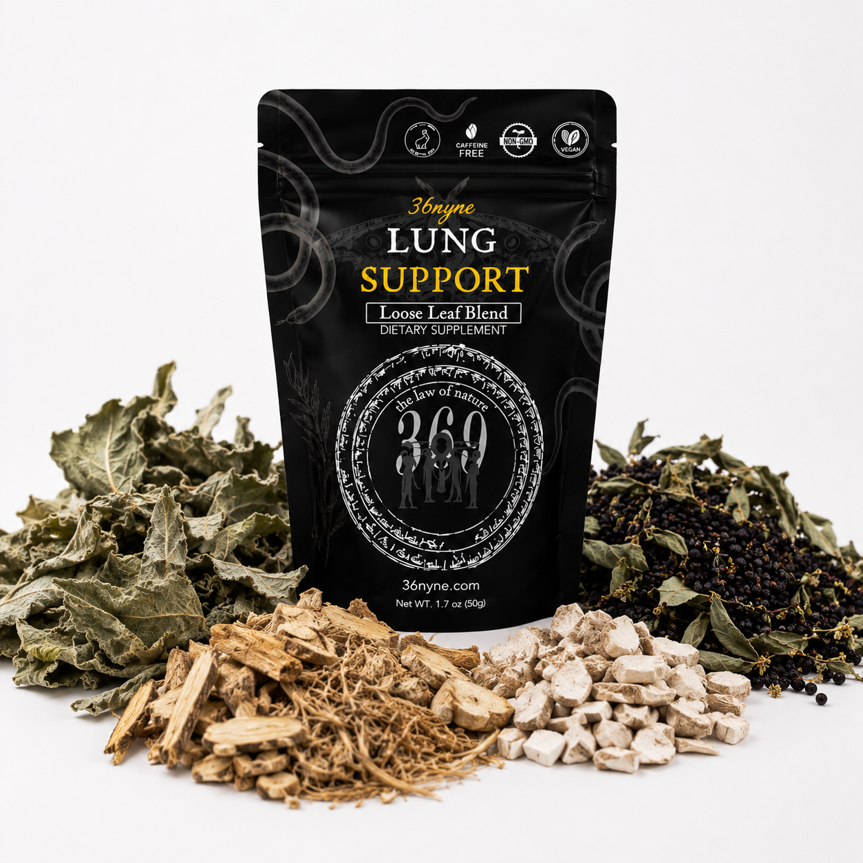 Lung Support (Smoker's Tea and Respiratory Loose Leaf Tea Blend)