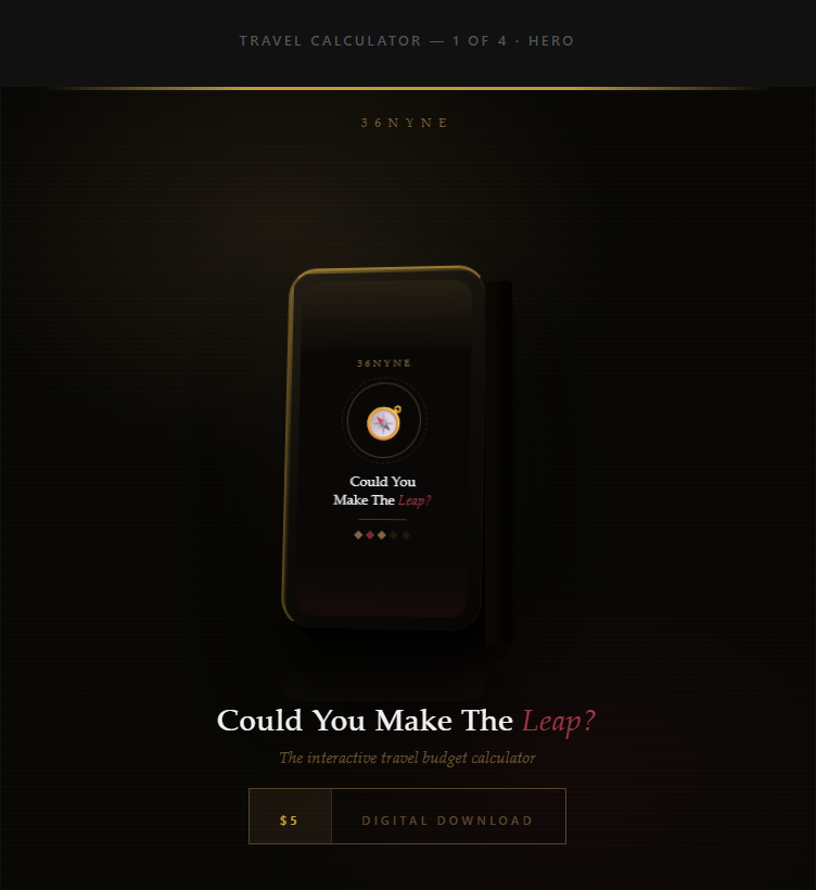 Travel Calculator: Can you make the Leap?
